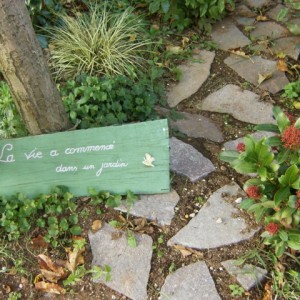 La vie a commencé dans un jardin