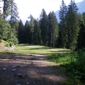 un pezzo della pista da sci che ho dovuto...salire!!!