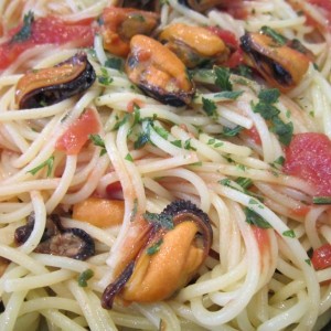 spaghetti e cozze