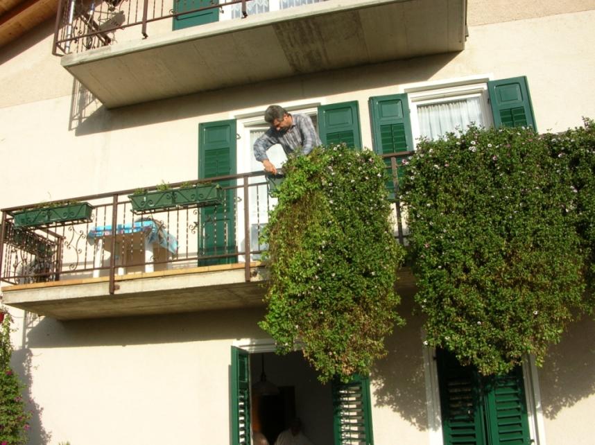 8 novembre è ora di pulire il balcone