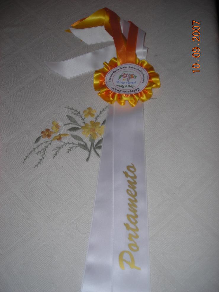 8 settembre 2007, coccarda 1° premio