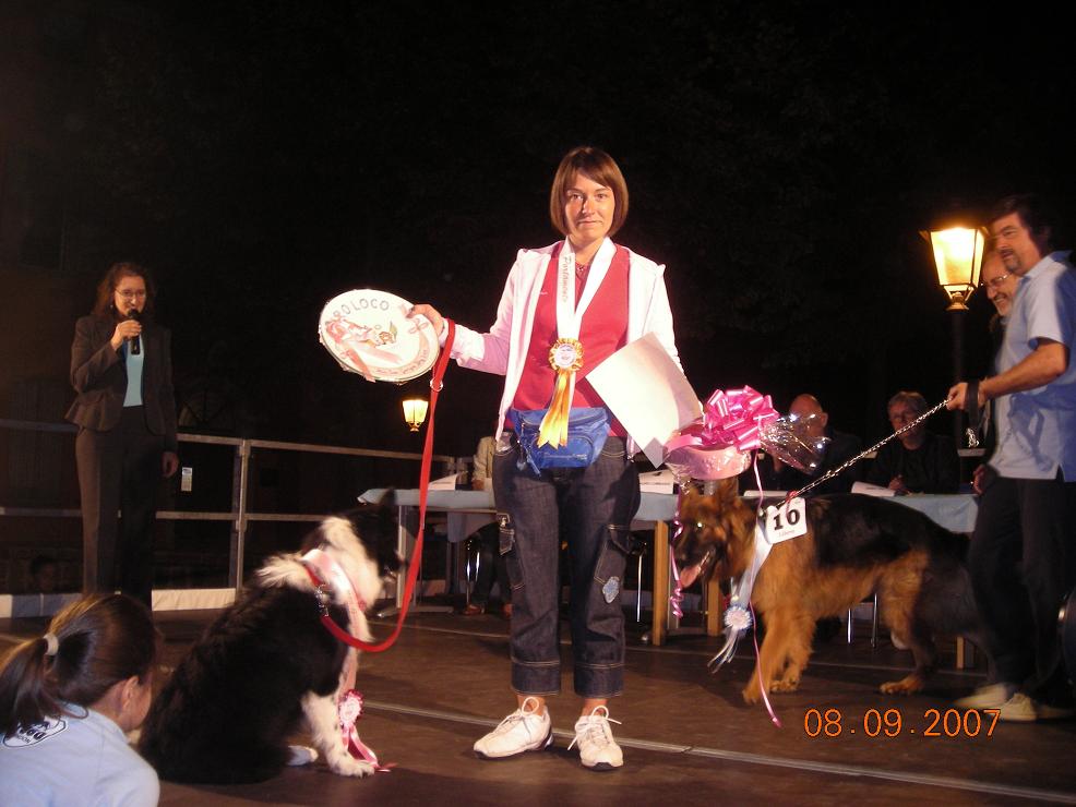 8 settembre 2007. maya vincitrice del titolo di miss san giorgio dog!!!