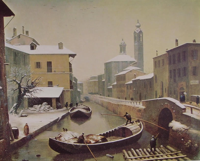 INGANNI NAVIGLIO SOTTO LA NEVE