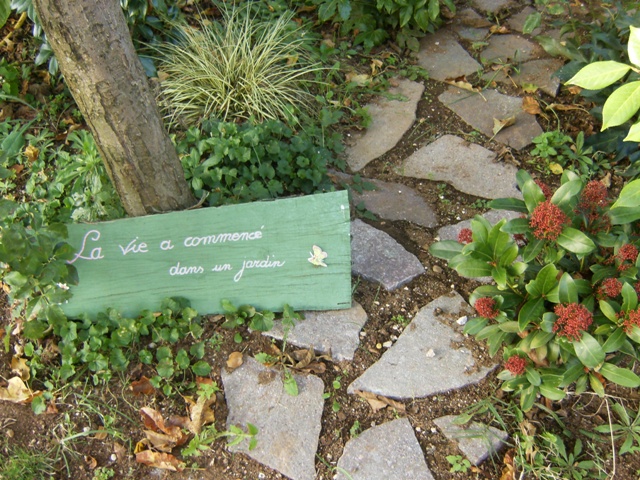 La vie a commencé dans un jardin
