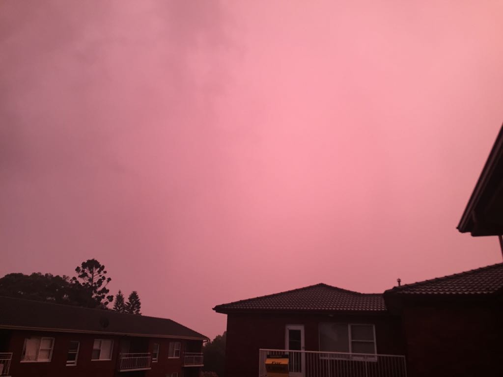 Tempesta di Sabbia a Sydney - 2017