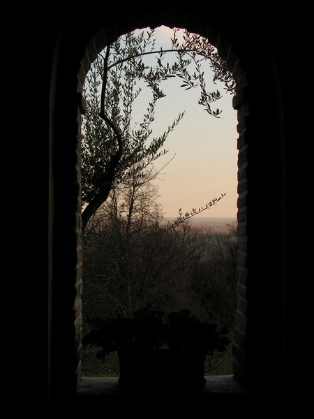 Tramonto dalla chiesetta di San Floriano