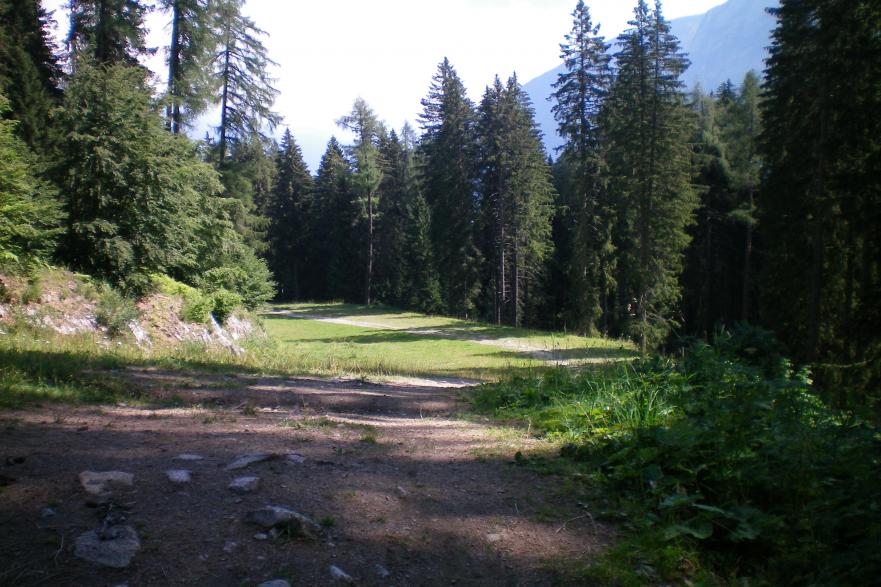 un pezzo della pista da sci che ho dovuto...salire!!!