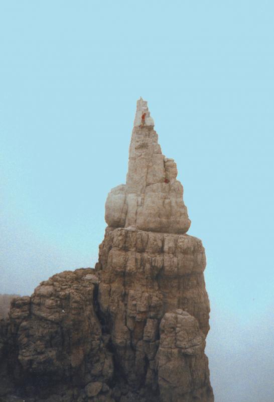 Un saluto dalla cima della Sentinella del Campanil Basso, gruppo del Brenta